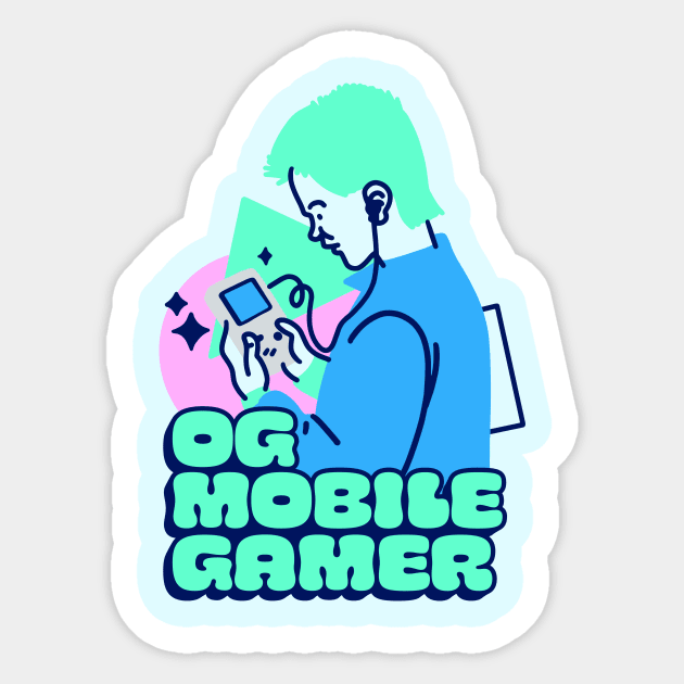 The OG Mobile Gamer Sticker by sombreroinc